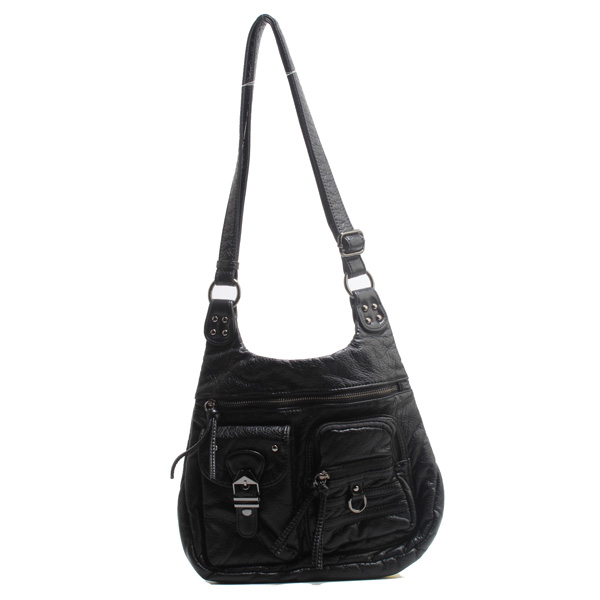 Wholesale Washed Bags 19326#BLACK