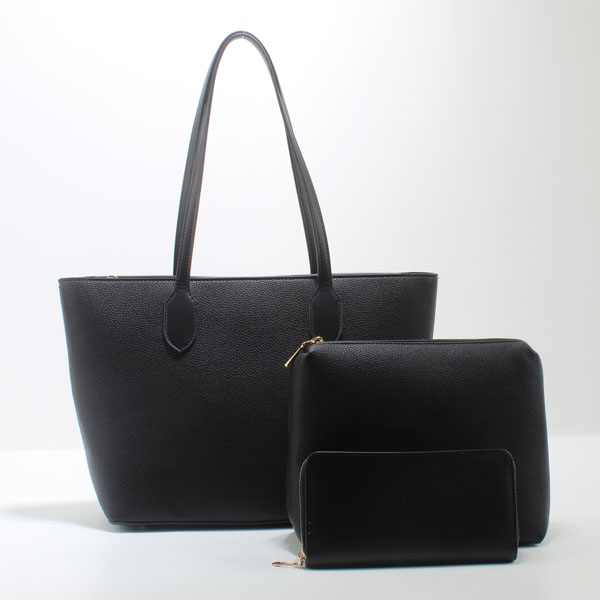 Wholesale Fashion Cheaper PU bags for Lady 36343#BLACK