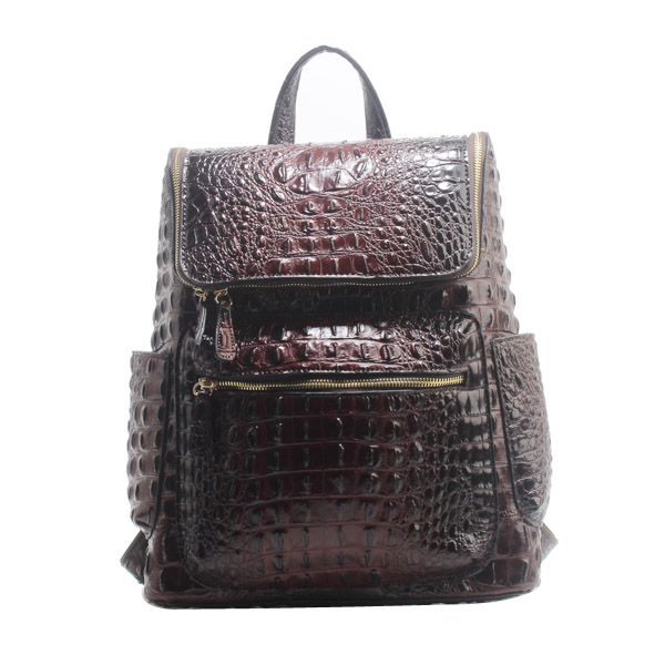 Wholesale Fashion Backpack in New York 95040#COFFEE