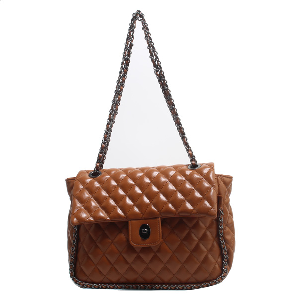 Wholesale Fashion Cross Shoulder bags 96007#BROWN