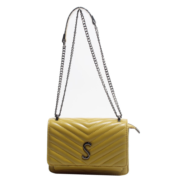 Wholesale PU Cross Shoulder bags In New York 96008#YELLOW