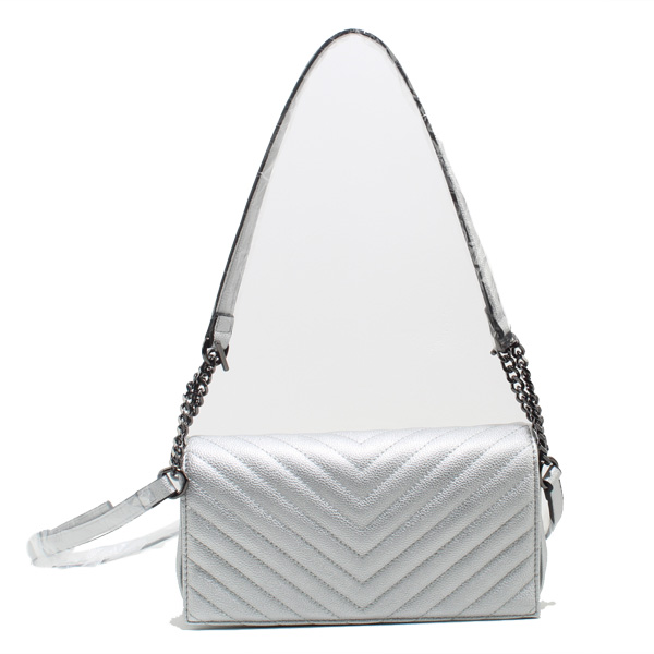 Wholesale Fashion Small Cross Shoulder bags 96053#SILVER