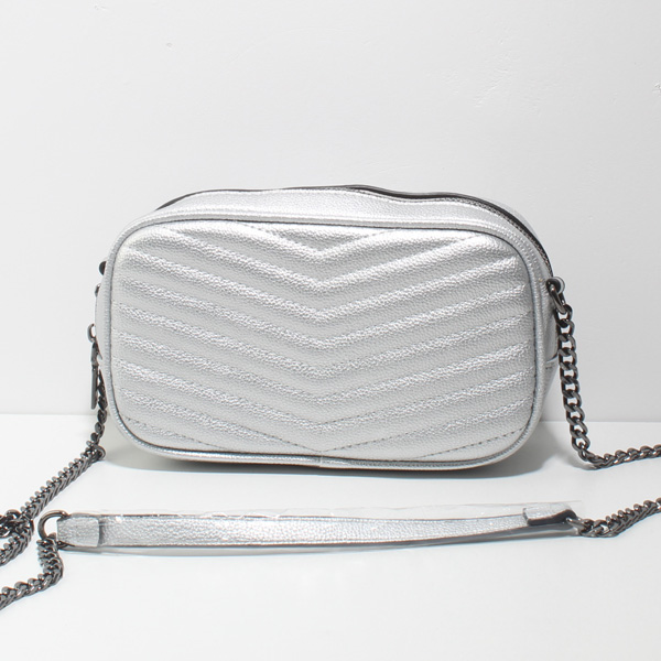 Wholesale Small Fashion Cross Shoulder bags 96079#SILVER